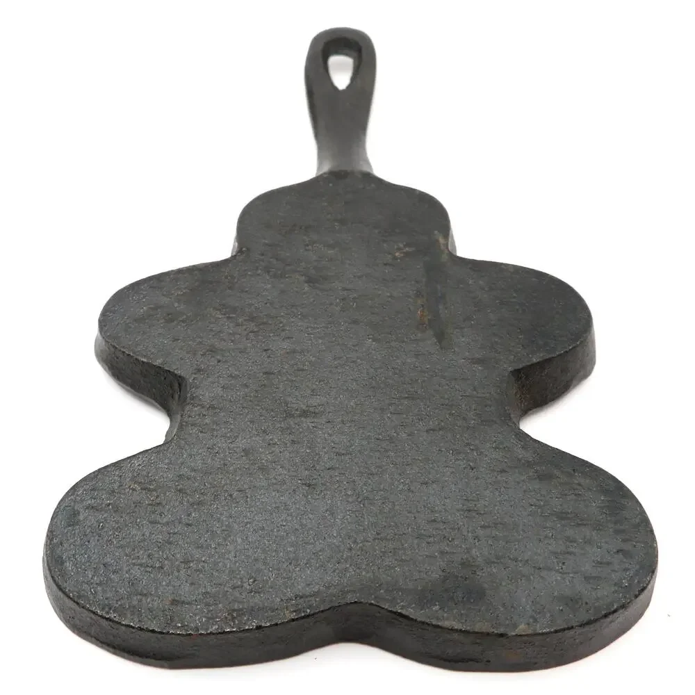 Cast Iron Gingerbread Man Mini Skillet Cookie Pancake Mold Christmas Baking